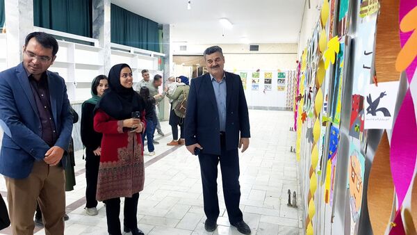 افتتاح نمایشگاه نقاشی کودک در شیروان 