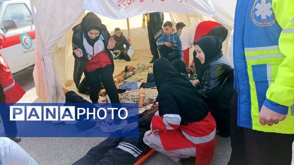 بیست و ششمین مانور زلزله در کمیجان