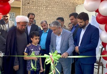 افتتاح چمن مصنوعی کانون خاتم‌الانبیا اشکذر