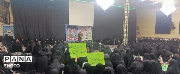 مراسم چهلمین روز شهادت رهبر انقلاب در لالجین برگزار شد