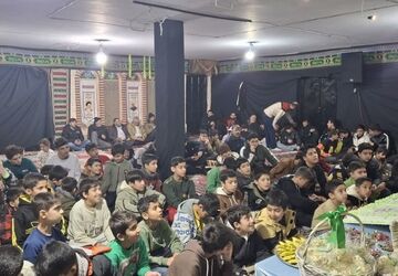 نوجوانان کلاته‌رودبار میلاد امام زمان (عج) را جشن گرفتند