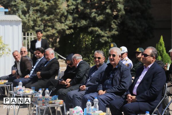  آیین کلنگ‌زنی مدرسه ۶ کلاسه خیرساز در خسروشاه
