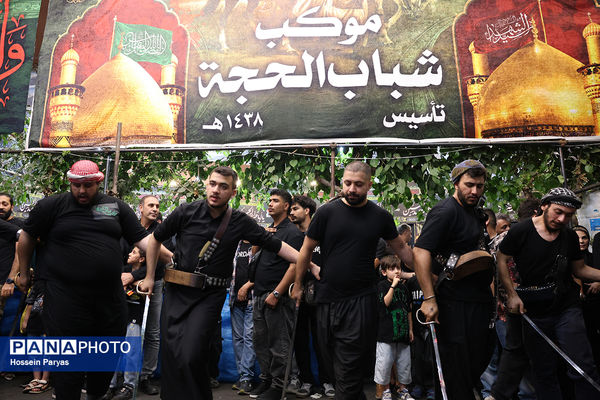 عزاداری شب عاشورا در محله دولت آباد تهران