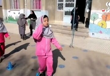 المپیاد ورزشی در مدرسه شهید جلالی دامغان