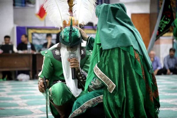 آیین تعزیه‌خوانی واقعه عاشورا در شهر اهرم تنگستان