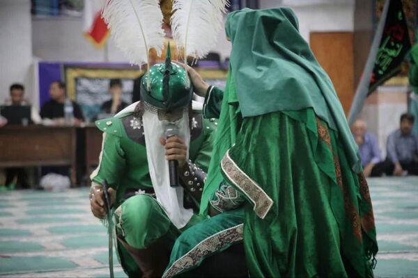آیین تعزیه‌خوانی واقعه عاشورا در شهر اهرم تنگستان