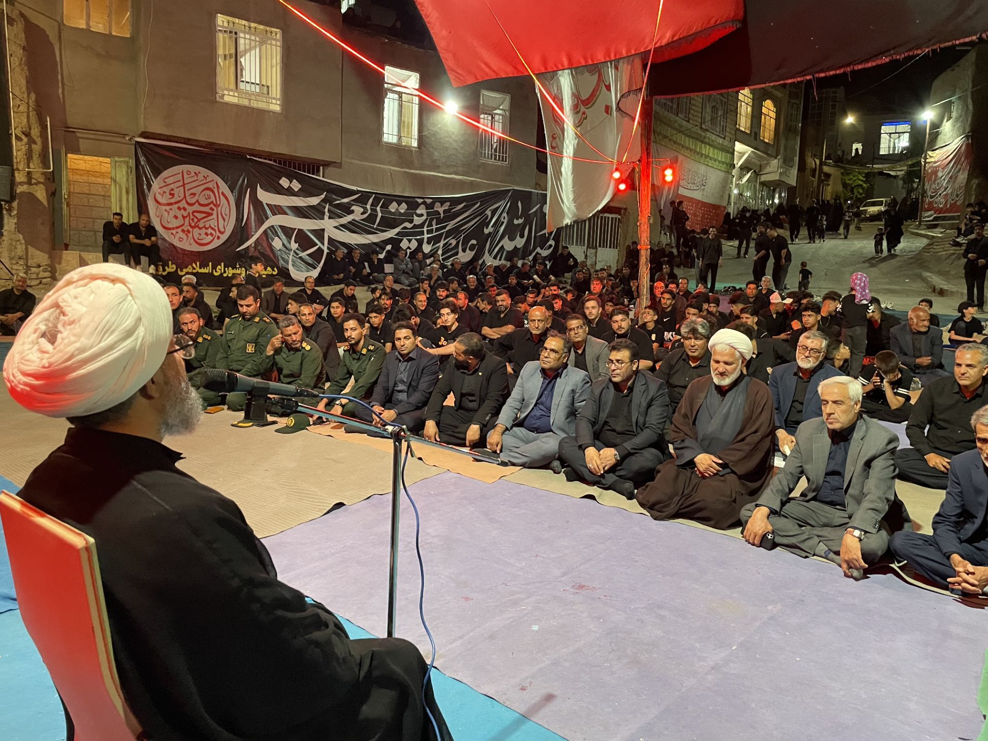 سخنرانی امام جمعه کاشمر در مراسم عزاداری تاسوعای حسینی در روستای طرق