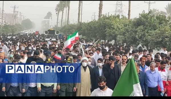 مردم فاریاب در ۱۳ آبان: فریاد مرگ بر آمریکا و اسرائیل، حمایت از رهبر و نیروهای مسلح