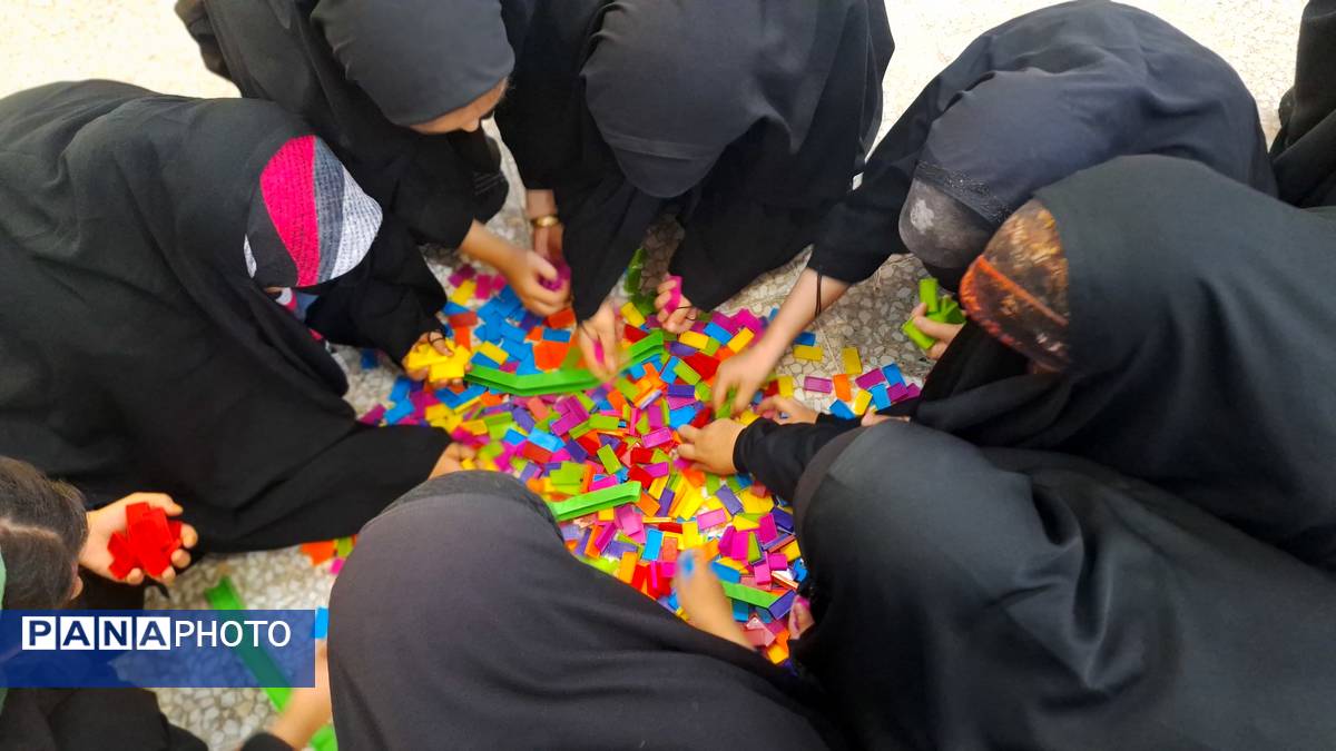 برگزاری مسابقه چالشی دومینو دانش‌آموزان دختر شهرستان لنده