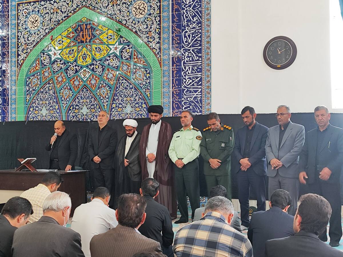مراسم عزاداری شهادت رئیس جمهوری و هیات همراه در ایلام