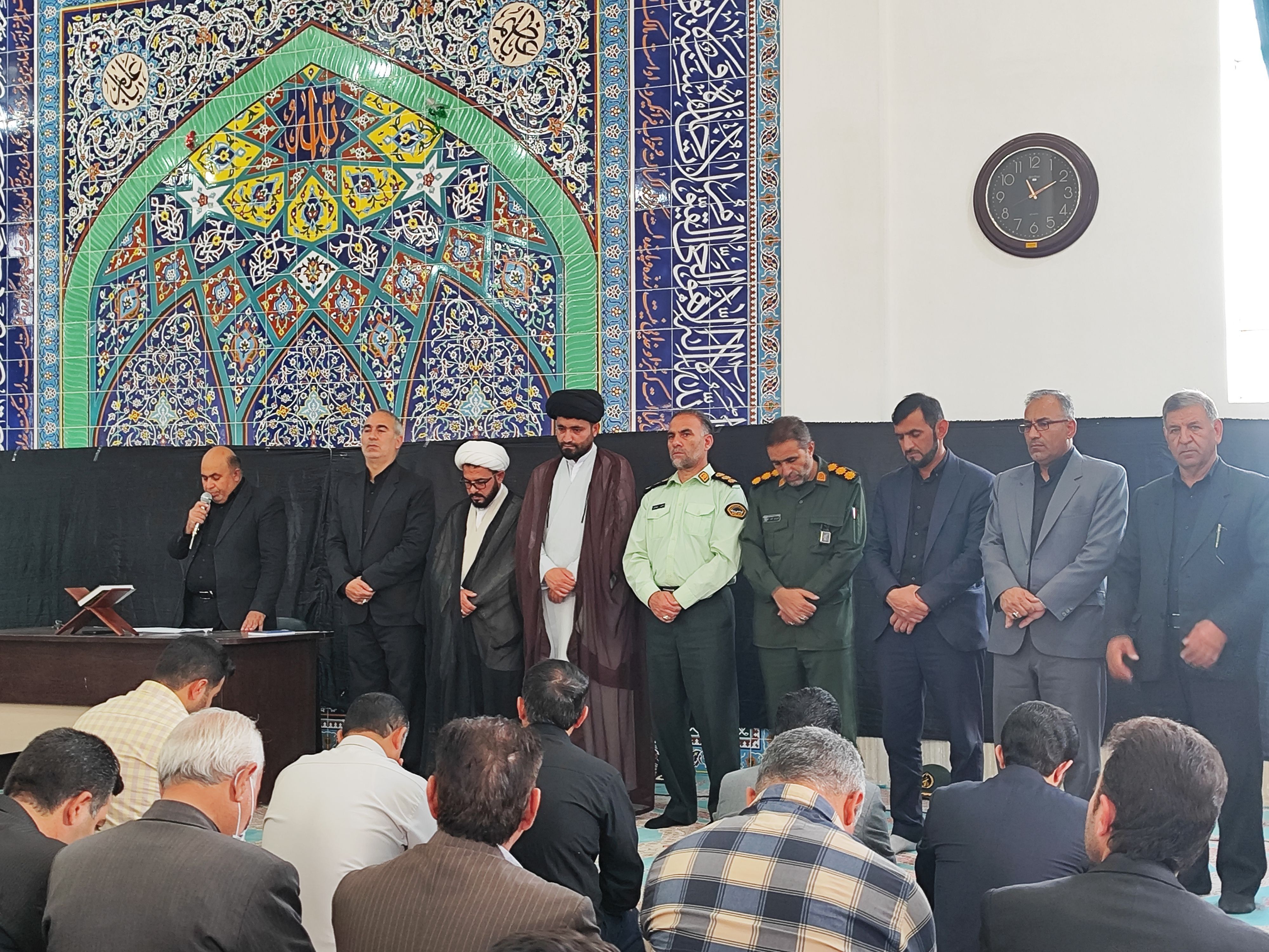 مراسم عزاداری شهادت رئیس جمهوری و هیات همراه در ایلام