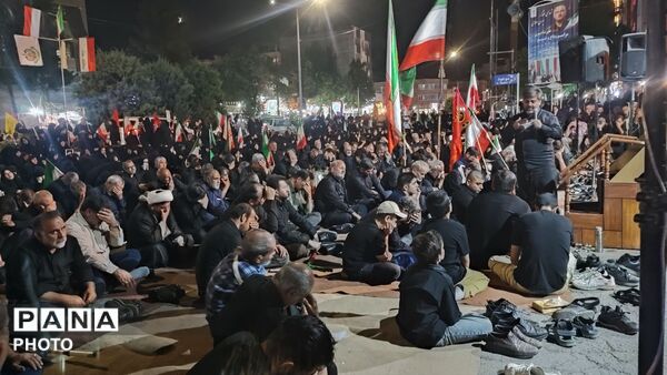 هفتمین شب از مراسم عزاداری امام حسین در حسینیه امام خامنه ای در قاب پانا