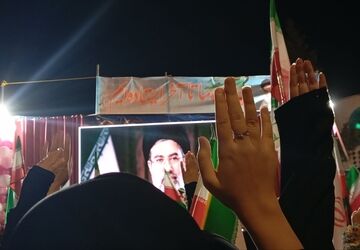 اجتماع و رژه دختران جان فدای ایران در بلوار فضل نیشابور