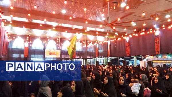 مراسم شیرخوارگان حسینی در حسینیه عاشقان ثارالله قائمشهر