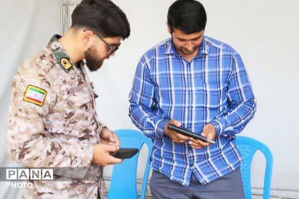 برپایی میز خدمت سلامت و نمایشگاه کتاب غدیر در رباط‌کریم