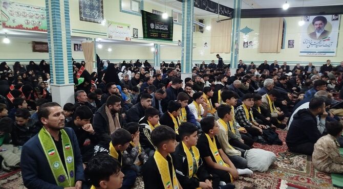 میعادگاه پیشتازان هوراند در اربعین رهبر شهید امت و شهدای دانش‌آموز