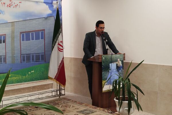 آیین افتتاح آموزشگاه ۱۲ کلاسه زنده یاد بانو رعدی