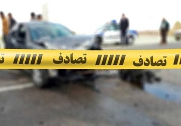 تصادف چند خودرو در اتوبان تهران–قم 