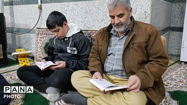مراسم معنوی احیای شب اول قدر در مسجد جامع سفیددشت 