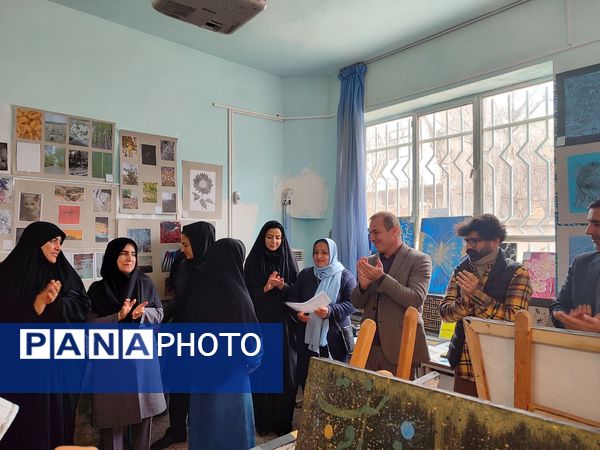 نمایشگاه ماها در هنرستان بصیرت آشخانه