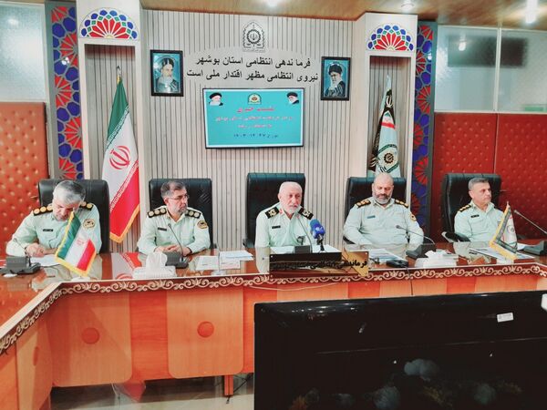 نشست خبری فرمانده انتظامی استان بوشهر