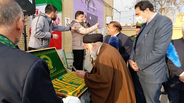 مراسم زنگ مقاومت در دبستان امیرمعزی 
