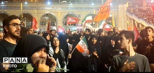 وداع با آقای شهید ایران
