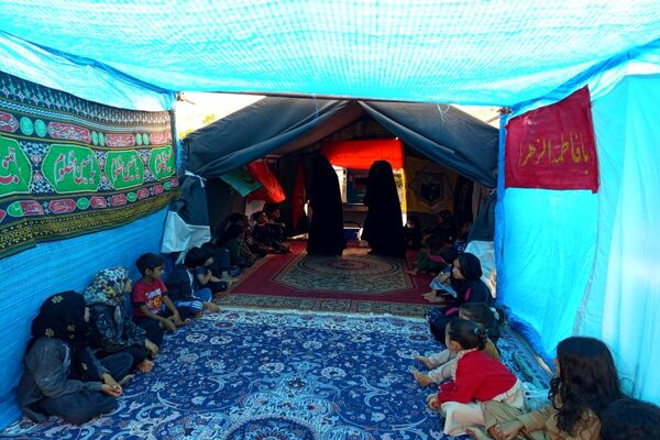 برپایی حسینیه ویژه کودکان در دیشموک به همت هیأت صمصام‌المنتقم
