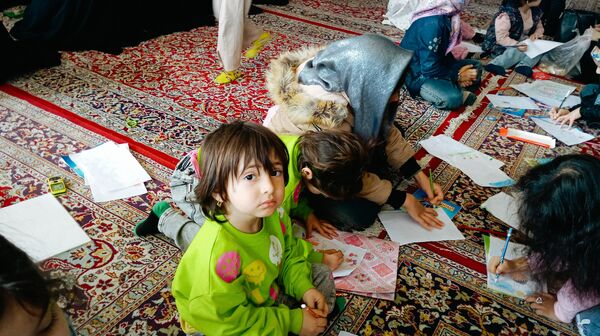 حضور کودکان در نماز جمعه کاشمر 