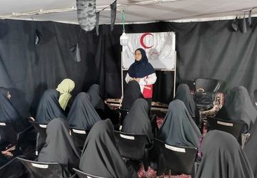 برگزاری جلسه آموزش امداد و نجات در مسجد حضرت علی اکبر شهرستان قرچک