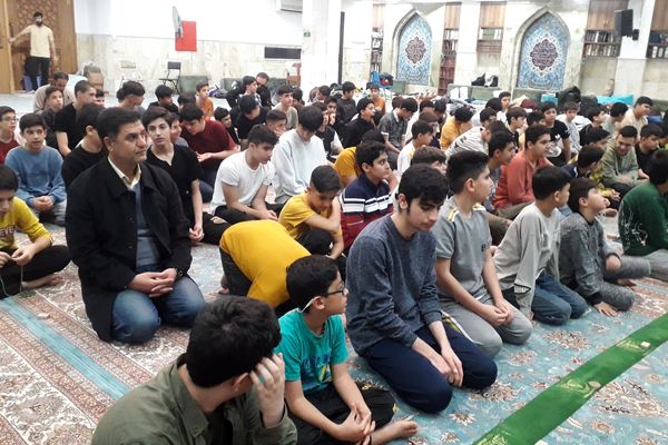 اعتکاف دانش‌آموزی شهرستان سنندج