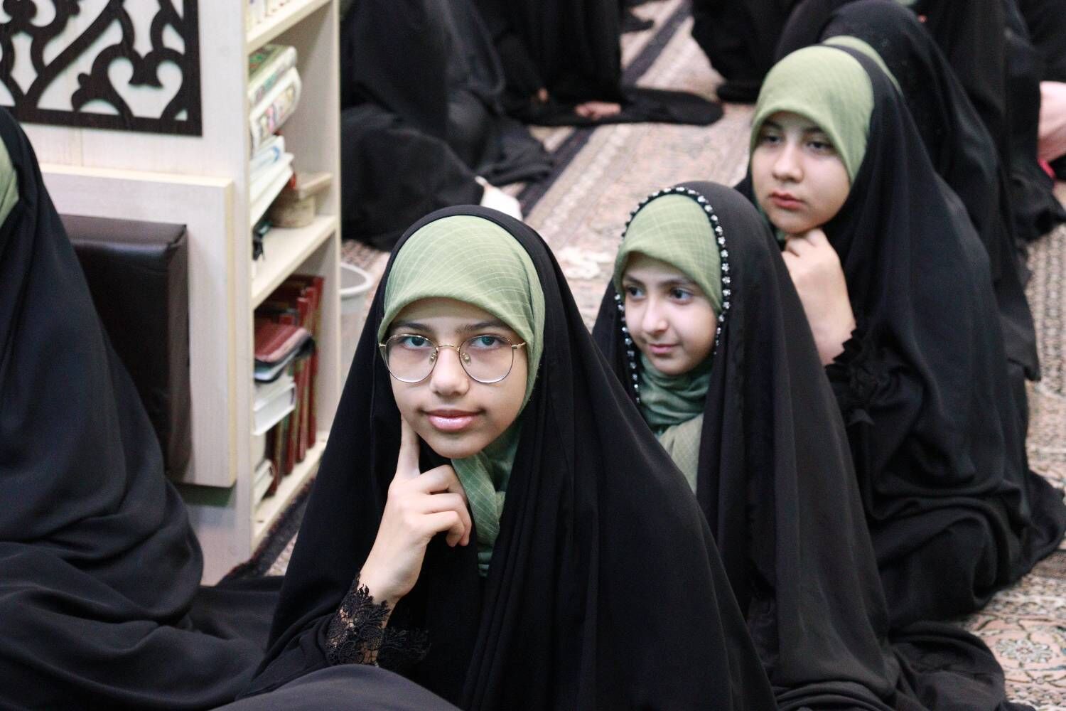 مراسم اعتکاف در مسجد ابوذر منطقه ۱۴ تهران 