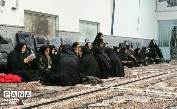 مراسم احیاء بیست و یکم در حسینیه حسینی روستا ارغا شهرستان خلیل آباد