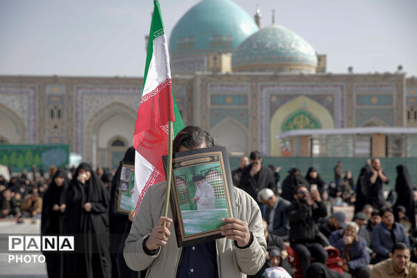 مجلس عزای شهادت رهبر معظم انقلاب (ره) در حرم مطهر رضوی