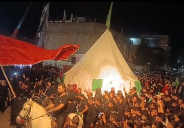 مراسم باشکوه شام غریبان خضر
