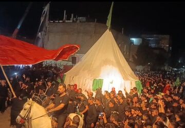 مراسم باشکوه شام غریبان خضر
