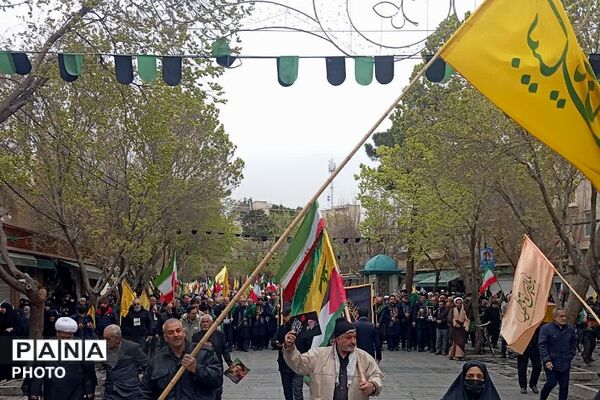 روز جهانی قدس در ناحیه دو شهرری 