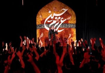 پرچم عزای سیدالشهدا در ششده؛ فریادی علیه ظلم صهیونیست‌ها