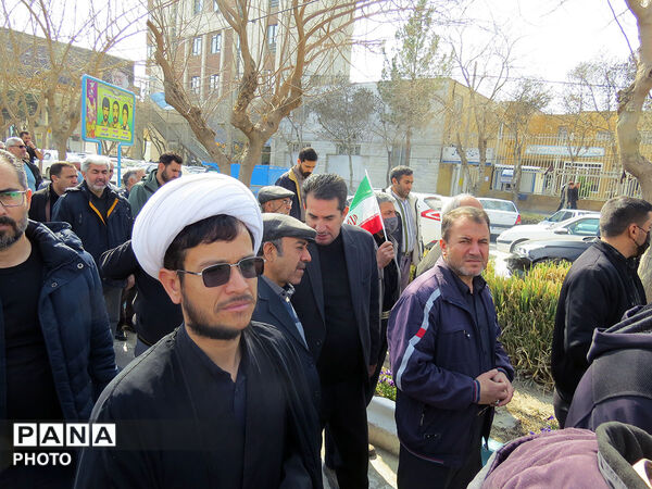 نماز جمعه و راهپیمایی در هفتمین روز جنگ تحمیلی در بجنورد