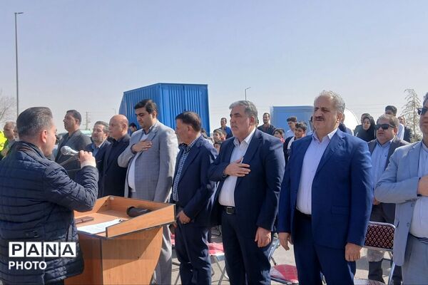 آیین خشت گذاری هنرستان فنی و حرفه ای و کار و دانش در چهاردانگه