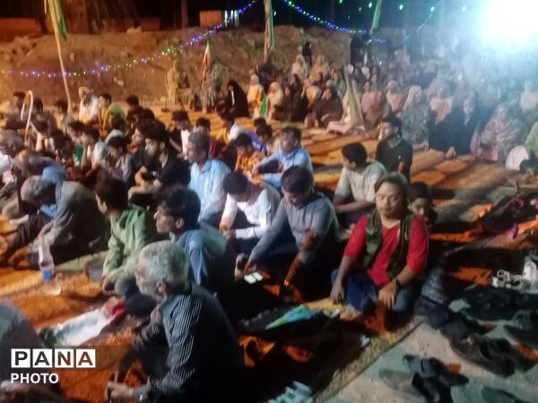 جشن عید غدیر در محله مارم باغ‌شهر فین