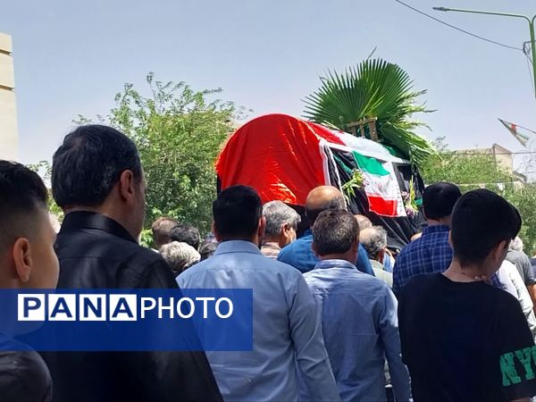 تشییع پیکر مطهر شهیده مریم قنبریان شهید جنایت رژیم صهیونیستی در آستان مقدس حضرات سیدالکریمان