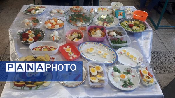 جشنواره تخم مرغ دبستان دخترانه فاطمه بهزادی  چناران