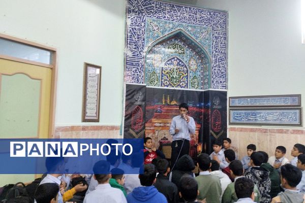طنین «یا فاطمه(س)» در مدرسه شهید چمران