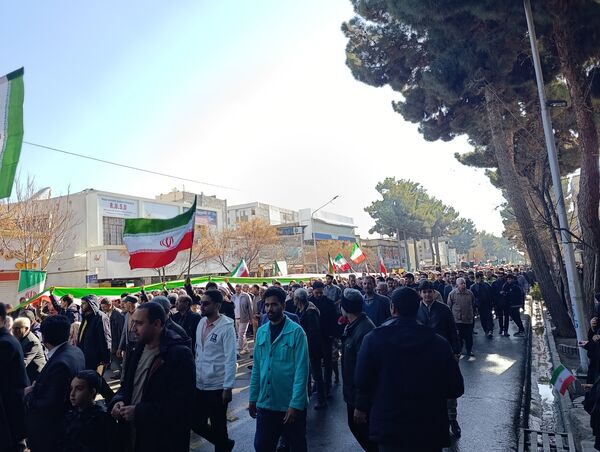 راهپیمایی در محکومیت تروریست های مسلح در تربت حیدریه