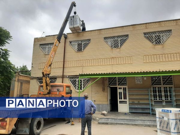 اجرای پروژه مهر در هنرستان ثمین 