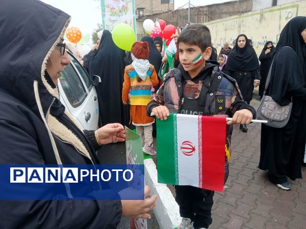 خروش حماسی مردم کردکوی در آیینه‌ شکوه ۲۲ بهمن