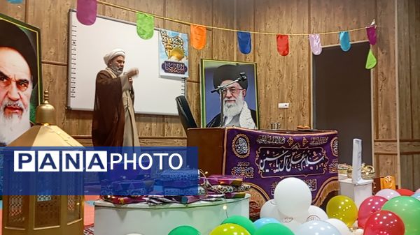 جشن روز دختر و حضور خادمان حرم امام رضا (ع) در فاروج