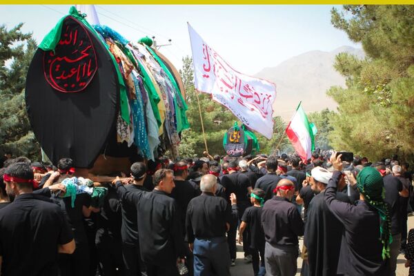 برگزاری مراسم ملی وداع نخل‌های روستاهای علوی و خاوه اردهال