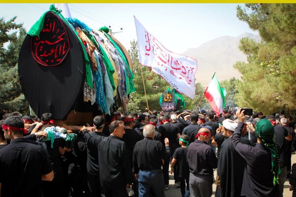 برگزاری مراسم ملی وداع نخل‌های روستاهای علوی و خاوه اردهال